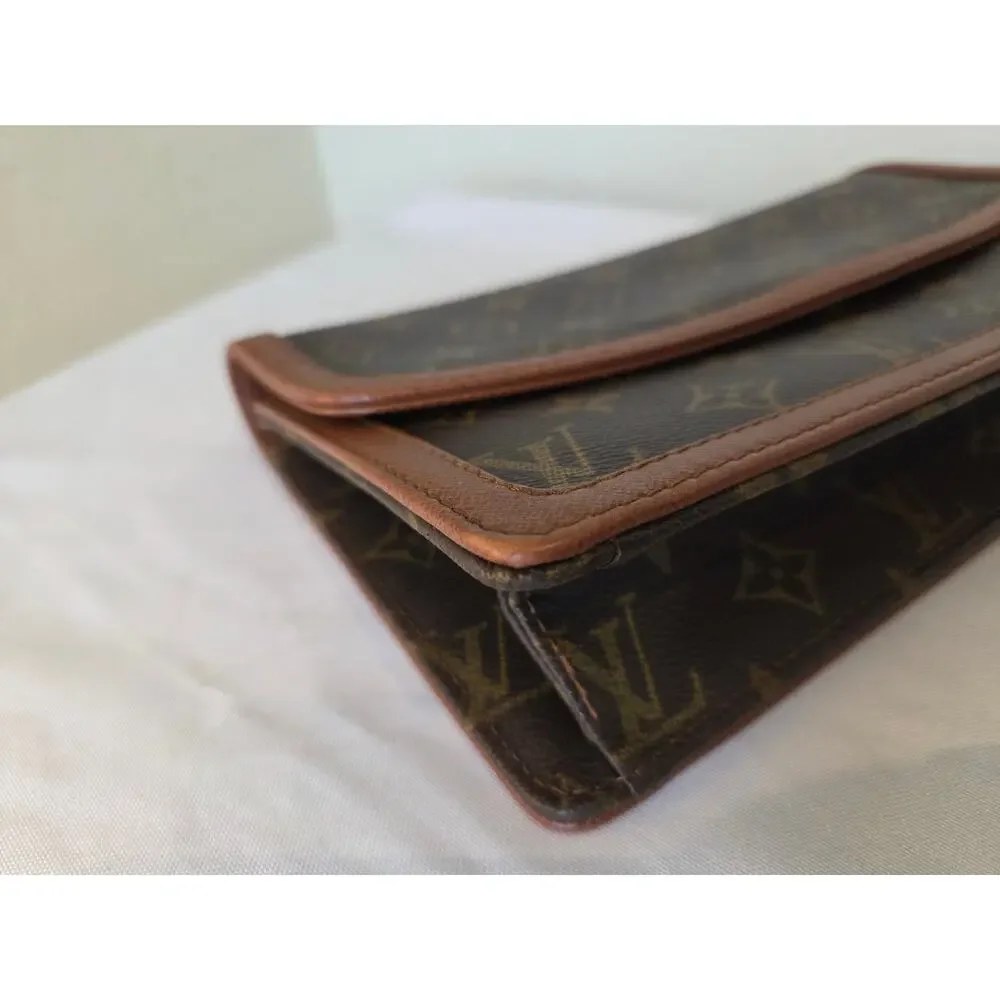 Louis Vuitton Dame Pochette GM Monogram Canvas Vintage Clutch Bag Vintage - Picture 6 of 13